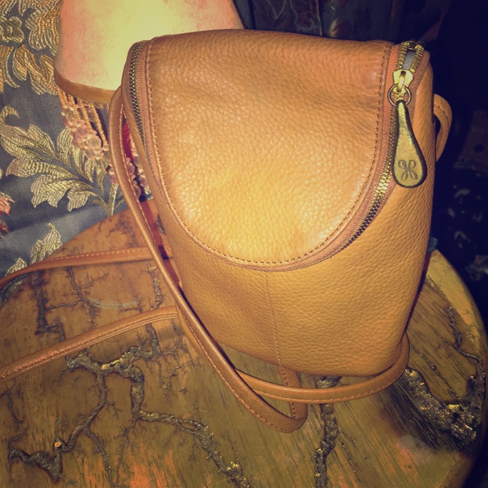 Hobo bag genuine leather